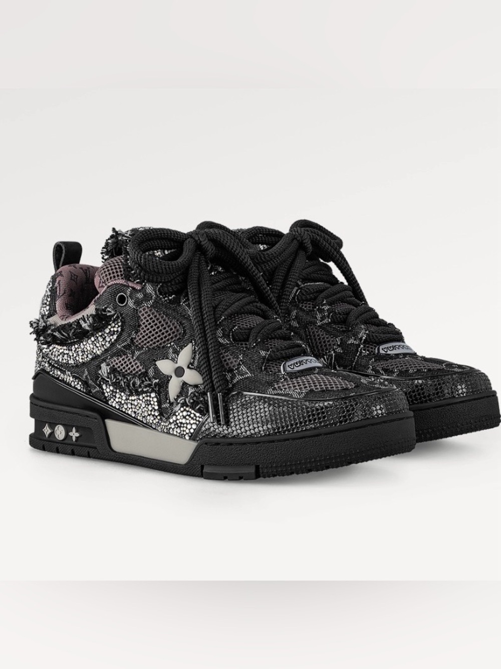 Louis Vuitton Skate Swarovski crystal embellished Sneakers